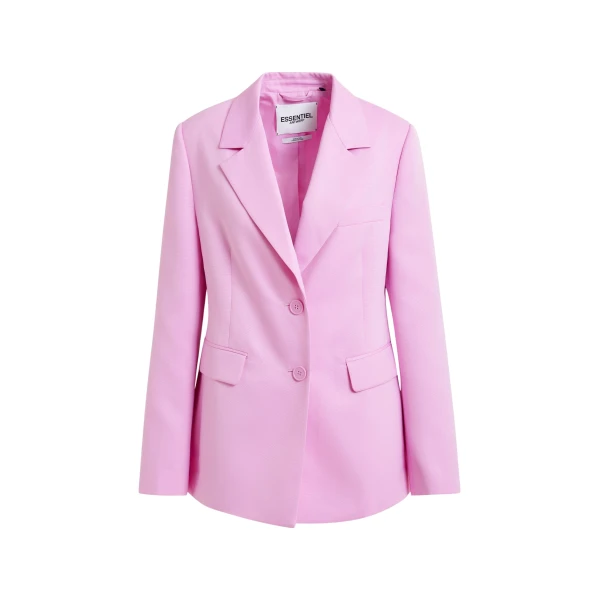 Essentiel Antwerp Pink single-breasted blazer