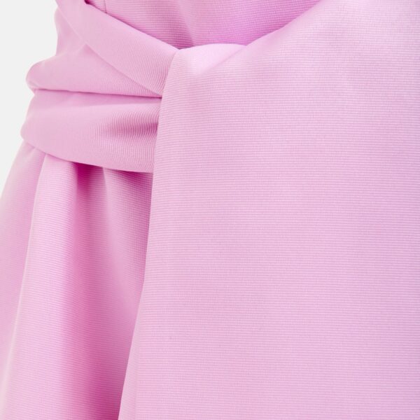 Essentiel Antwerp Pink strapless midi dress with wrap-belt, view 6