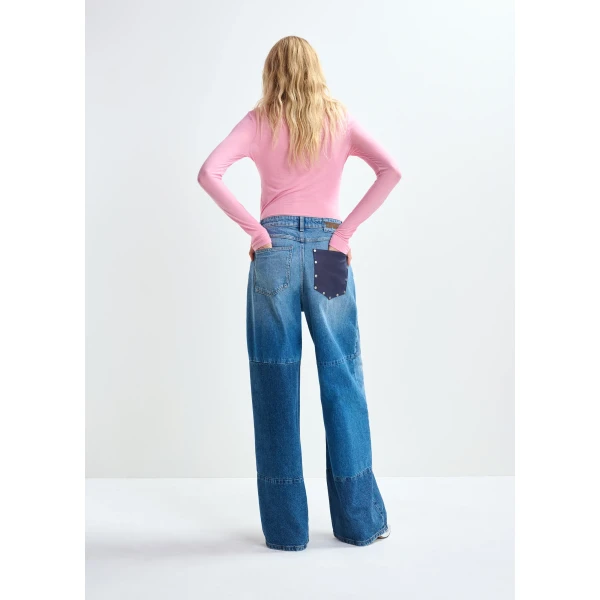 Essentiel Antwerp Pink turtleneck sweater, view 5