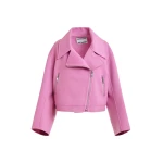 Essentiel Antwerp Pink wool double-faced jacket