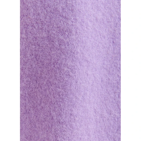 Essentiel Antwerp Purple alpaca wool-blend off-shoulder knit sweater, view 6