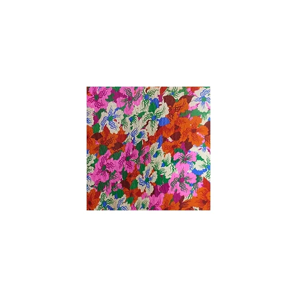 Essentiel Antwerp Purple, red and multicolor silk-blend floral print wide-leg pants, view 2