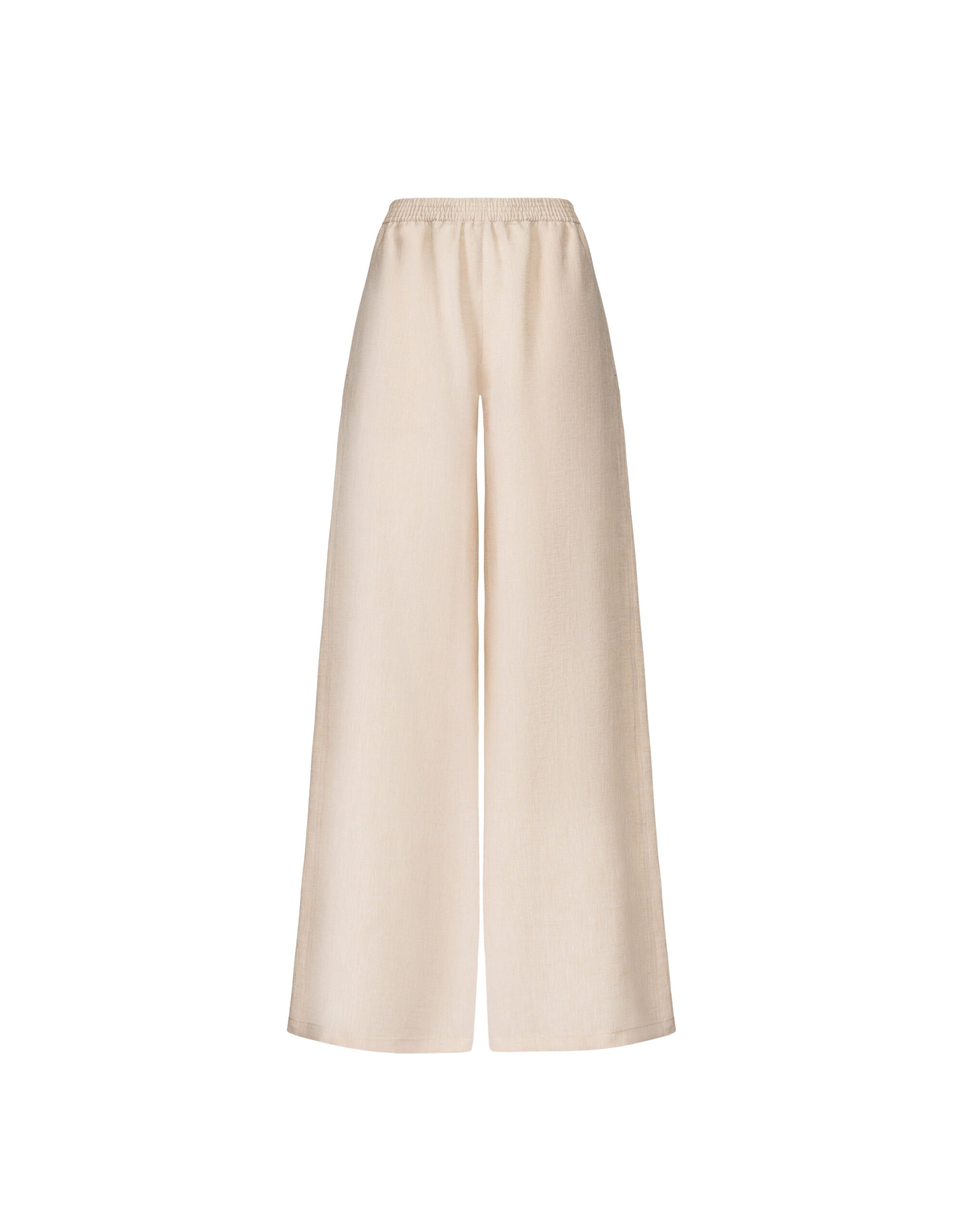 Fabiana Filippi Amelia Jogging Pants in Natural Linen Fabric