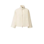 Fabiana Filippi Boxy Caban in Trench Cotton, Butter Coat