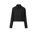 Fabiana Filippi Boxy Jacket in Midnight Blue Milano Stitch Jersey