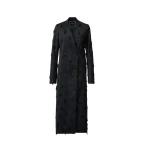 Fabiana Filippi Cady Topcoat in Midnight Blue Coat