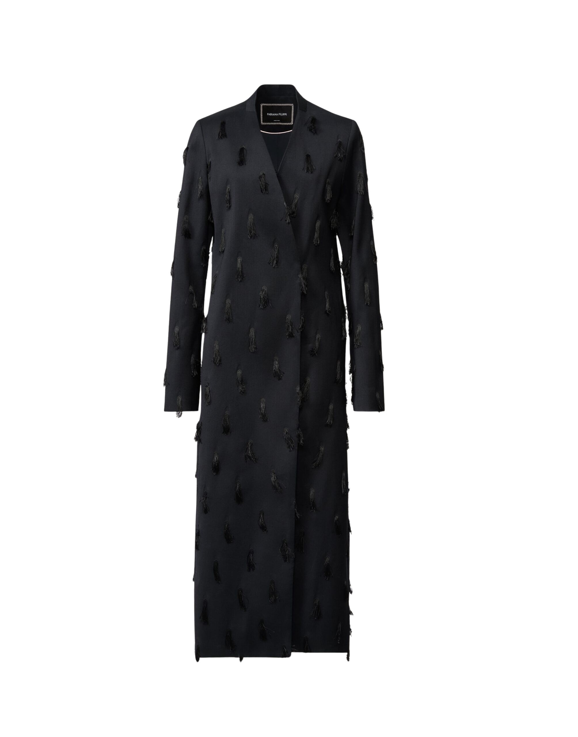 Fabiana Filippi Cady Topcoat in Midnight Blue Coat