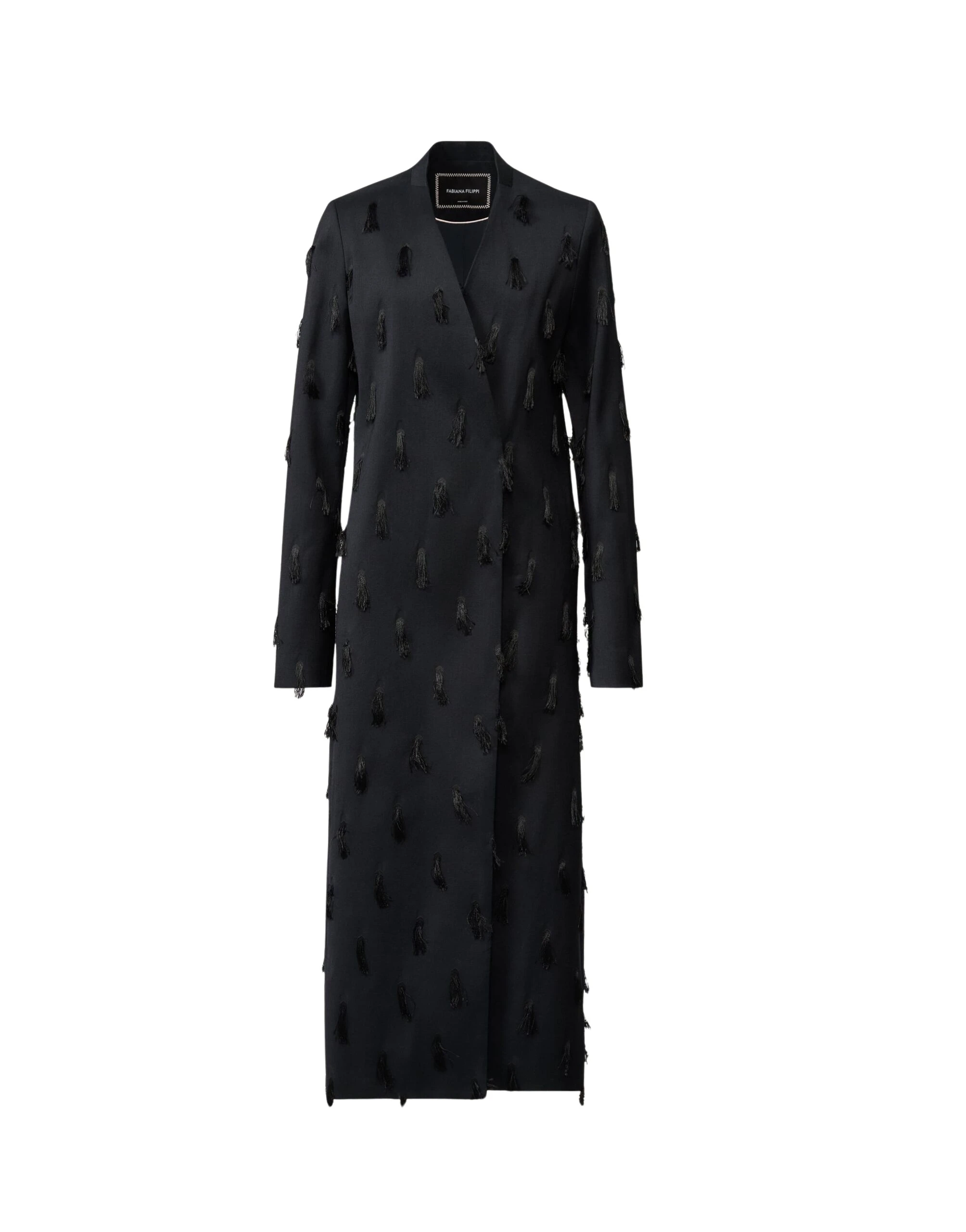 Fabiana Filippi Cady Topcoat in Midnight Blue Coat