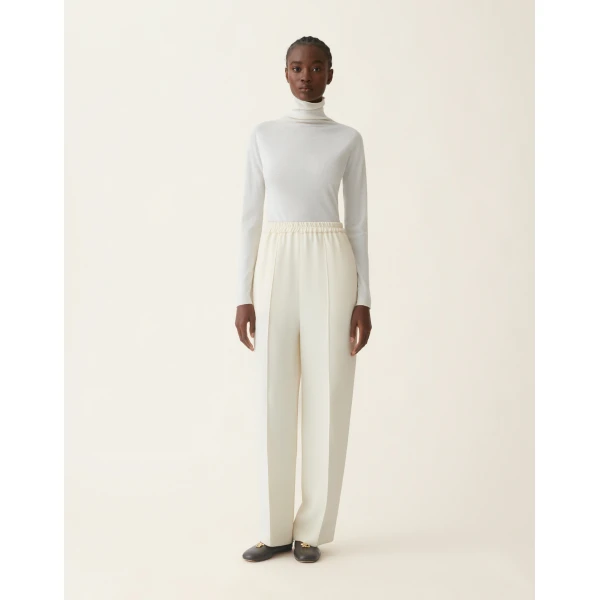 Fabiana Filippi Cady Trousers in Butter, view 3