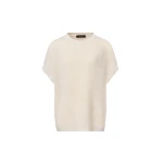 Fabiana Filippi Cape in Organic Cotton with Shiny Viscose, Butter