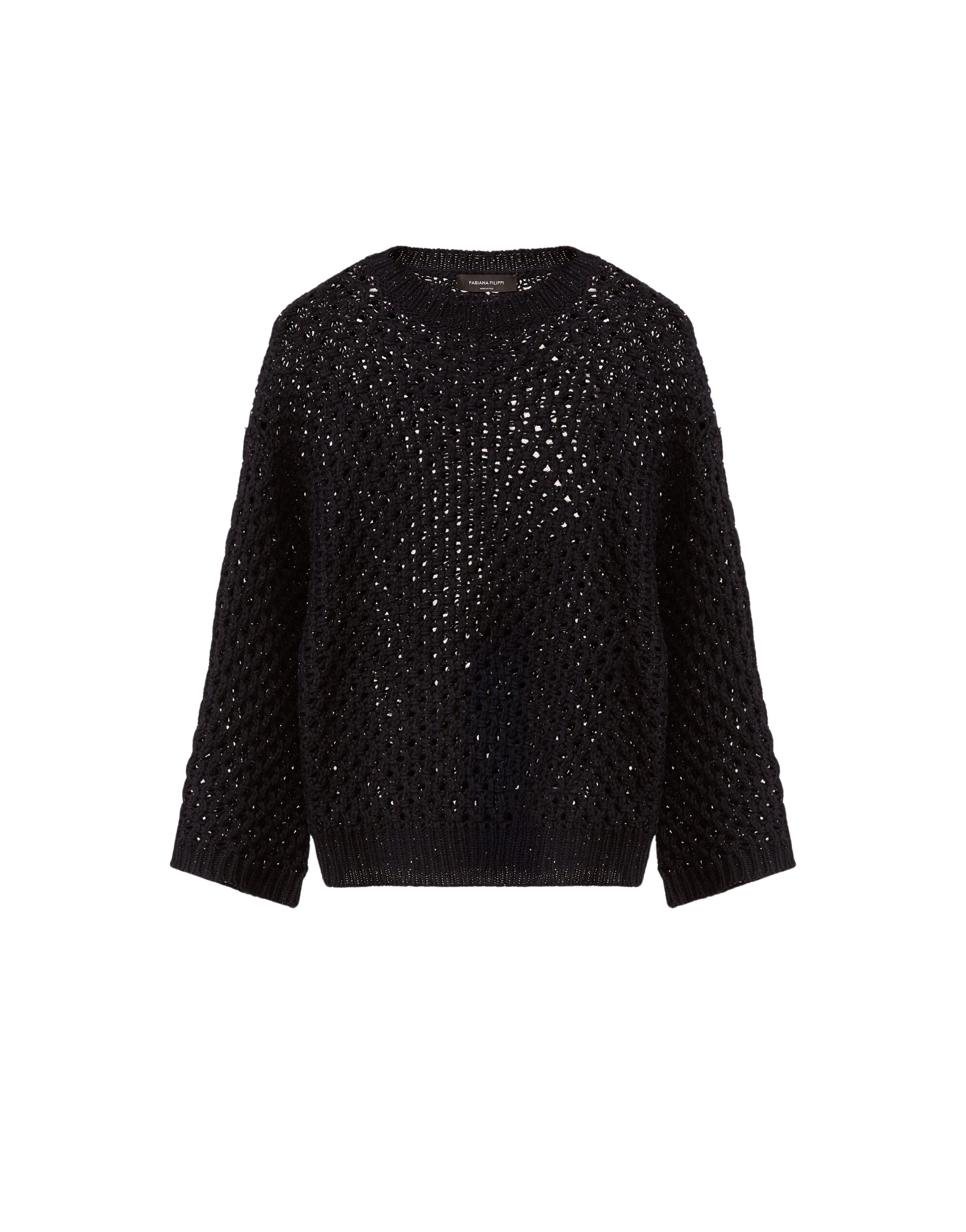 Fabiana-Filippi-Cape-in-Platinum-and-Micro-Sequins-Night-Blue-scaled14595_nobg Fabiana Filippi Cape in Platinum and Micro Sequins, Night Blue
