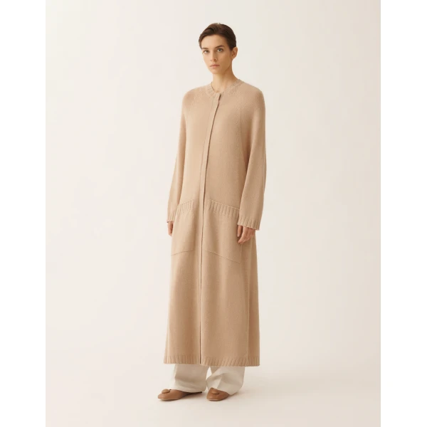 Fabiana Filippi Cardigan in Platinum, Beech, view 3