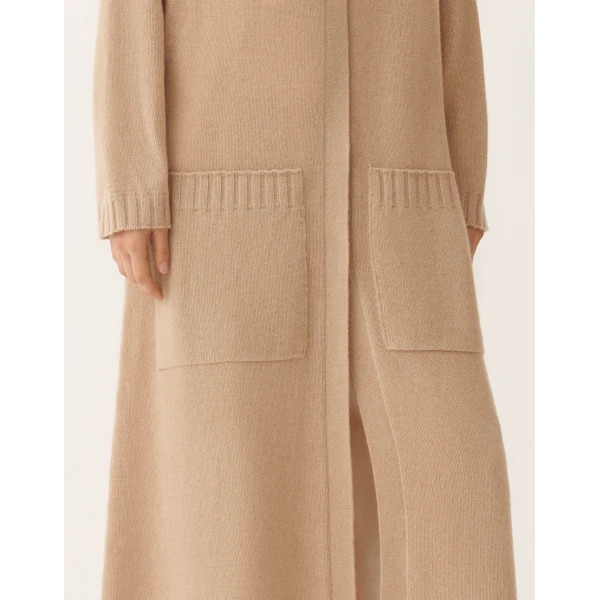 Fabiana Filippi Cardigan in Platinum, Beech, view 5