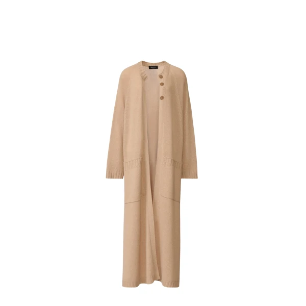 Fabiana Filippi Cardigan in Platinum, Beech