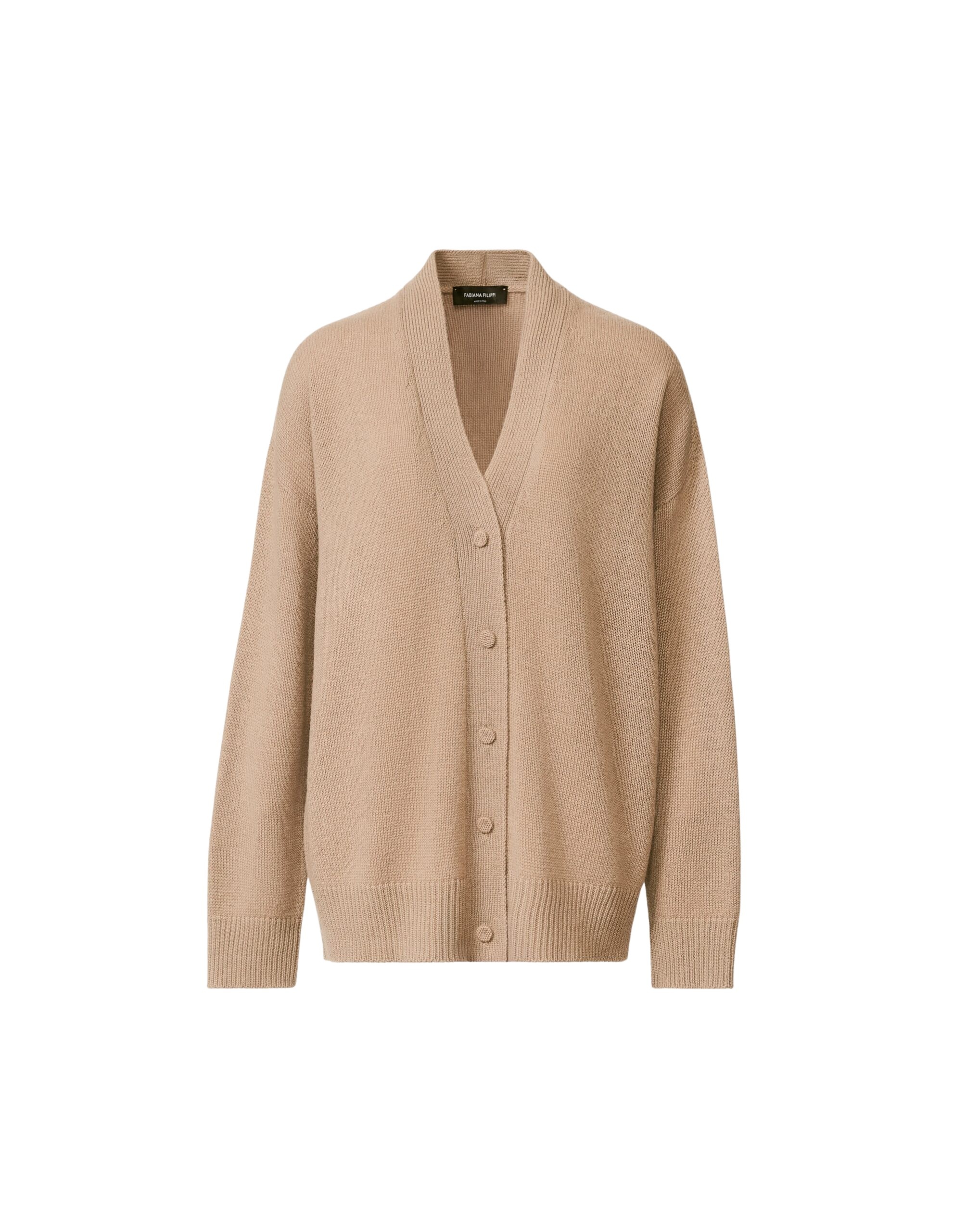 Fabiana Filippi Cashmere Sweater in Brown