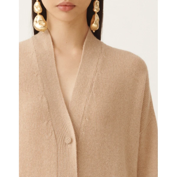 Fabiana Filippi Cashmere Sweater in Brown, view 5