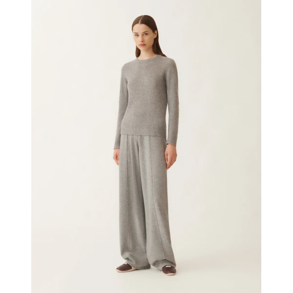 Fabiana Filippi Cashmere Sweater in Grey, view 3