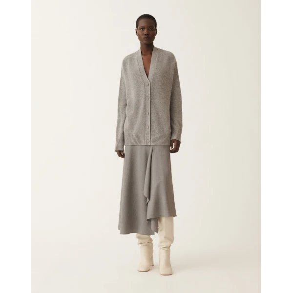 Fabiana Filippi Cashmere Sweater in Grey, view 3