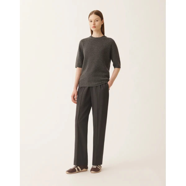 Fabiana Filippi Cashmere Sweater in Grey, view 3