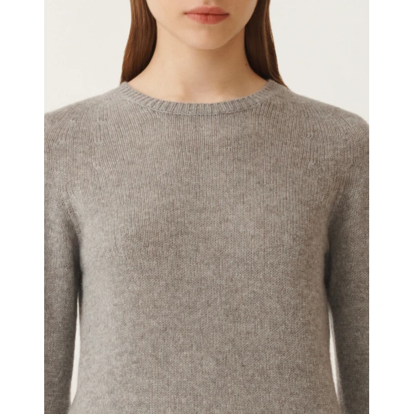 Fabiana Filippi Cashmere Sweater in Grey, view 5