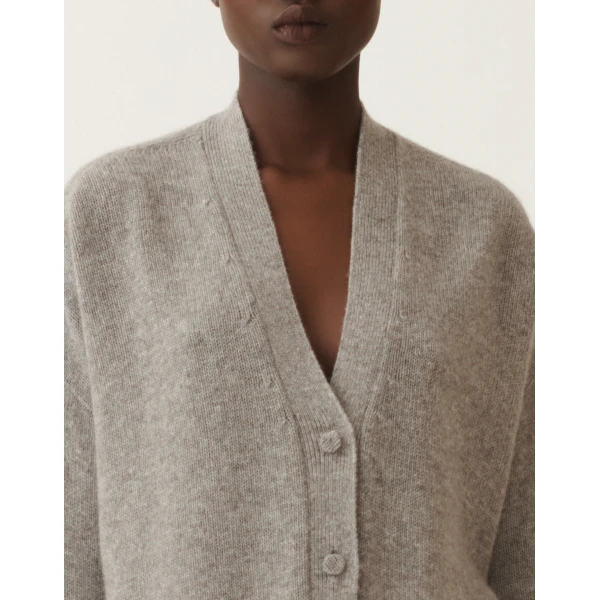 Fabiana Filippi Cashmere Sweater in Grey, view 5