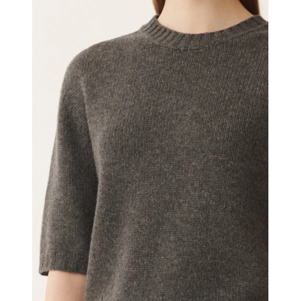 Fabiana Filippi Cashmere Sweater in Grey, view 5