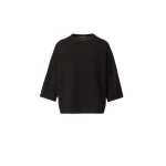 Fabiana Filippi Cashmere T-shirt in Black Knit