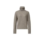Fabiana Filippi Cashmere Turtleneck Sweater in Grey