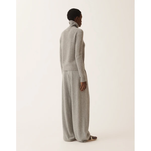 Fabiana Filippi Cashmere Turtleneck Sweater in Grey, view 4