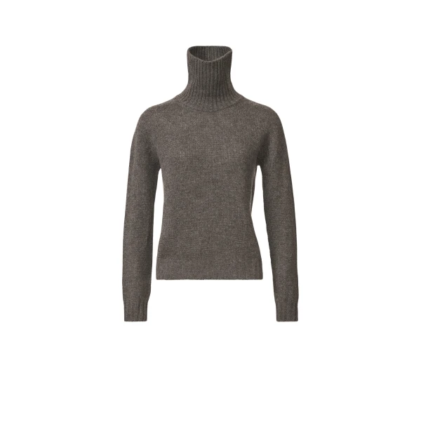 Fabiana Filippi Cashmere Turtleneck Sweater in Grey