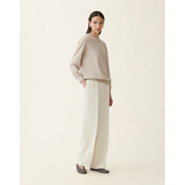 Fabiana Filippi Cashmere and Silk Sweater in Cachà, view 3