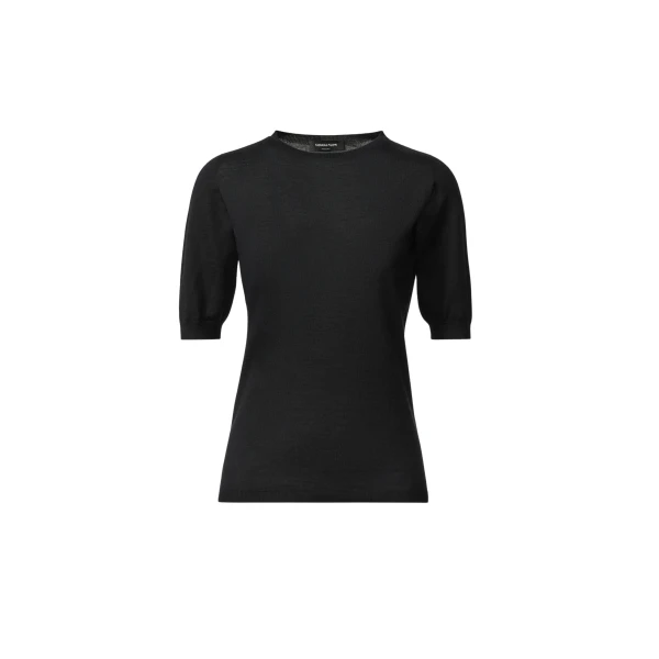 Fabiana Filippi Cashmere and Silk Sweater in Night Blue