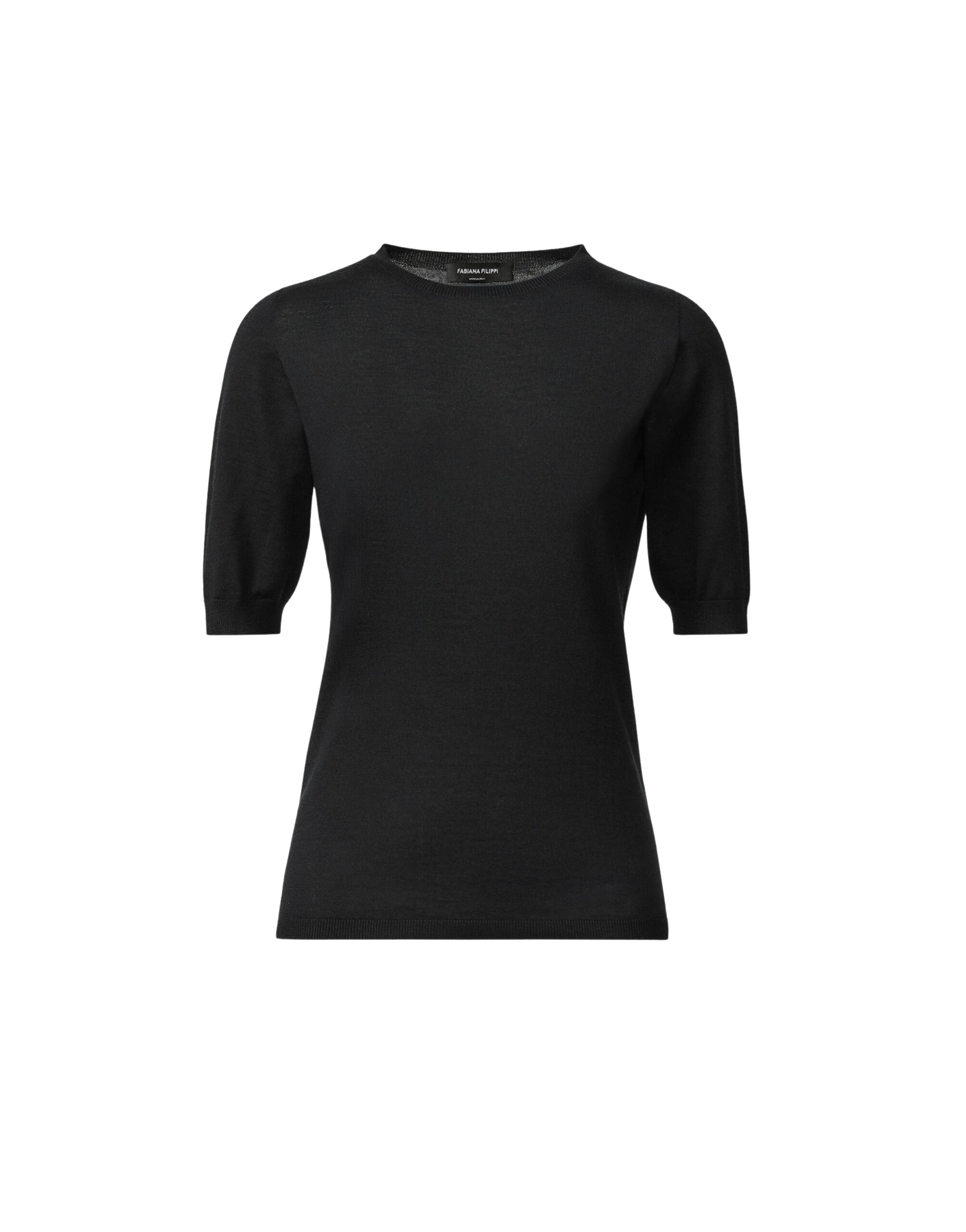 Fabiana Filippi Cashmere and Silk Sweater in Night Blue