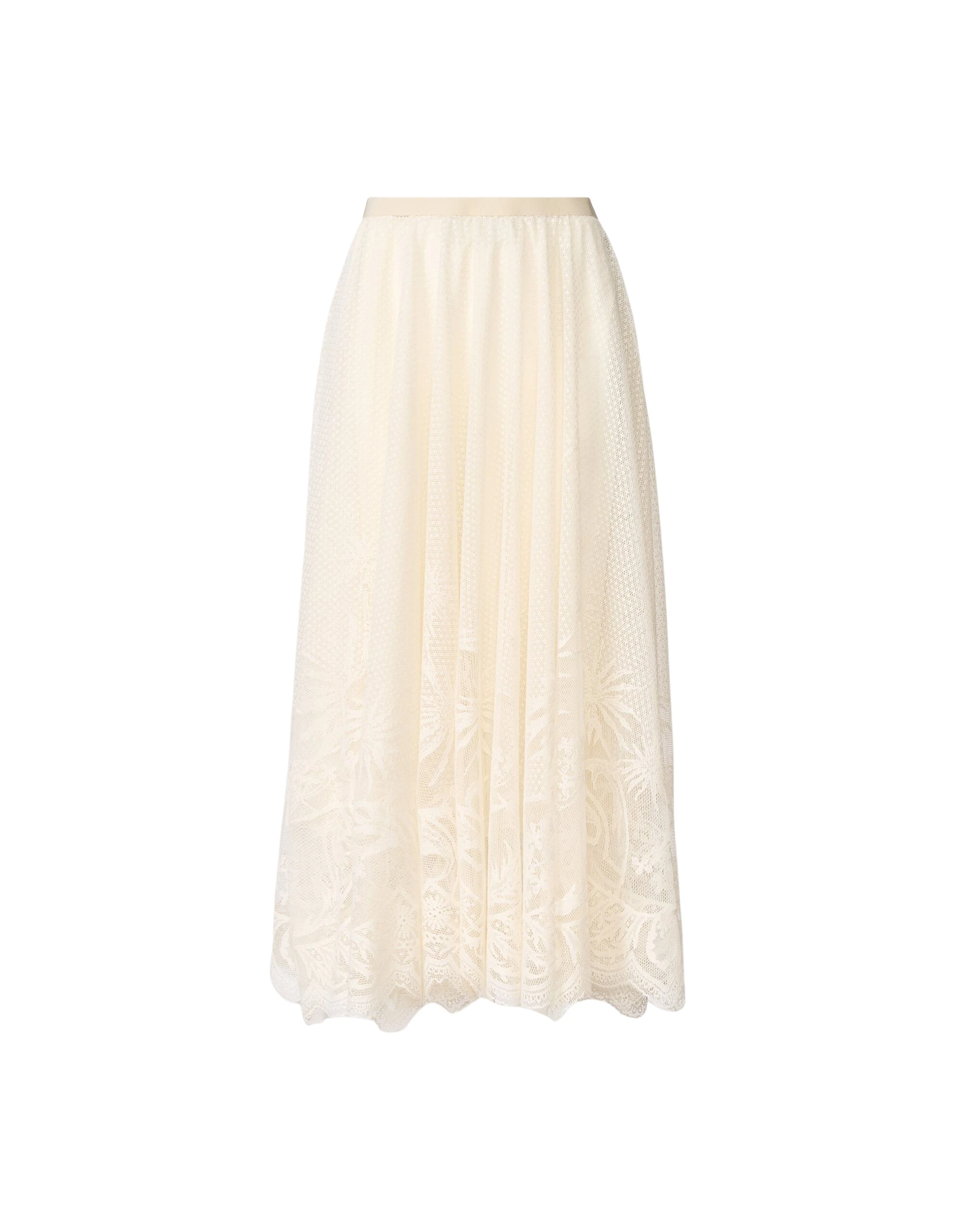 Fabiana Filippi Circle Skirt in Lace, Butter