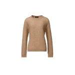 Fabiana Filippi Cotton Ribbon-Knit Sweater with Sequins in Acer