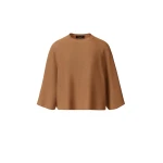 Fabiana Filippi Cotton and Linen Cape with Sequins in Wicker