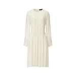 Fabiana Filippi Crêpe de Chine Dress in Butter