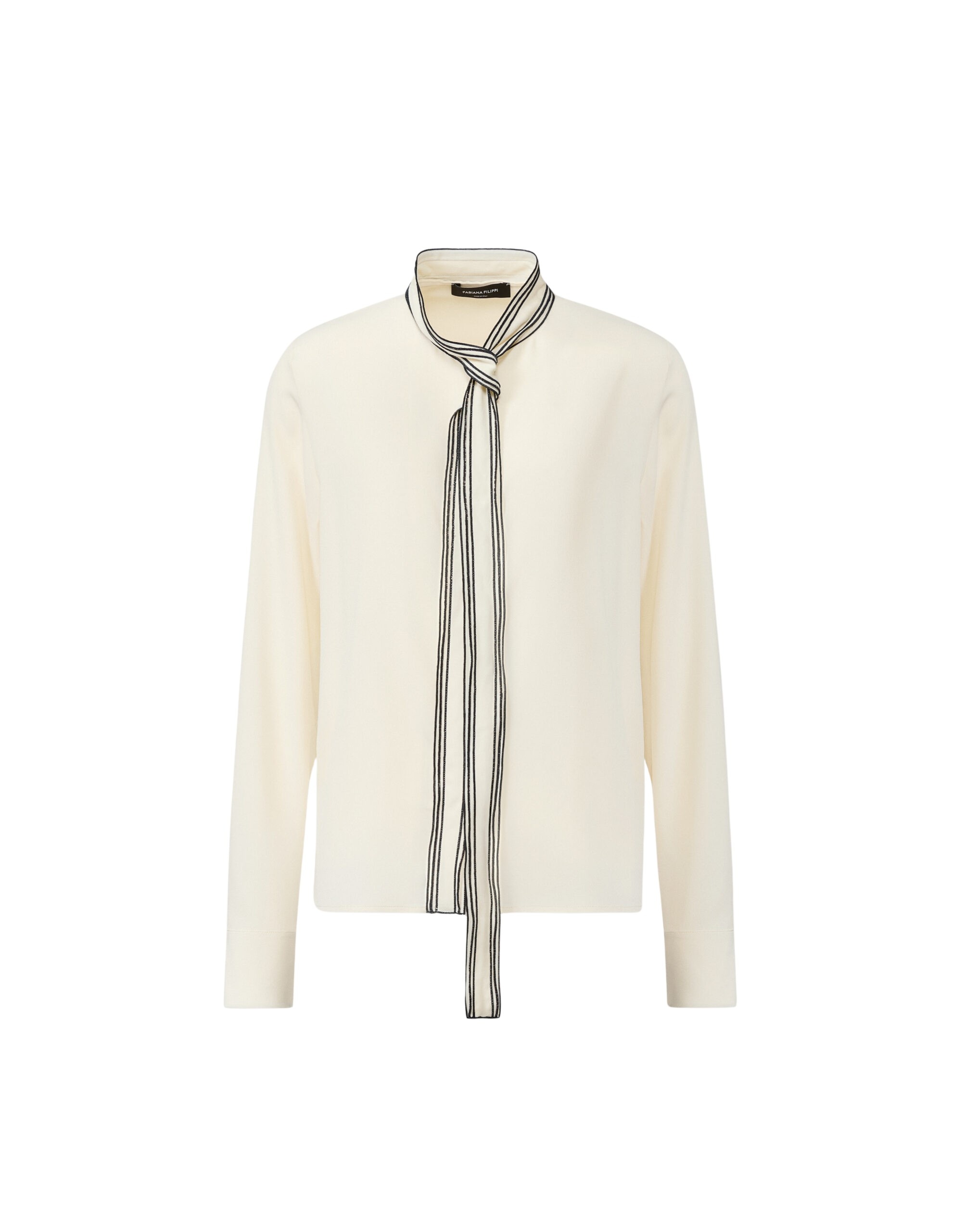 Fabiana Filippi Crêpe de Chine Shirt in Butter