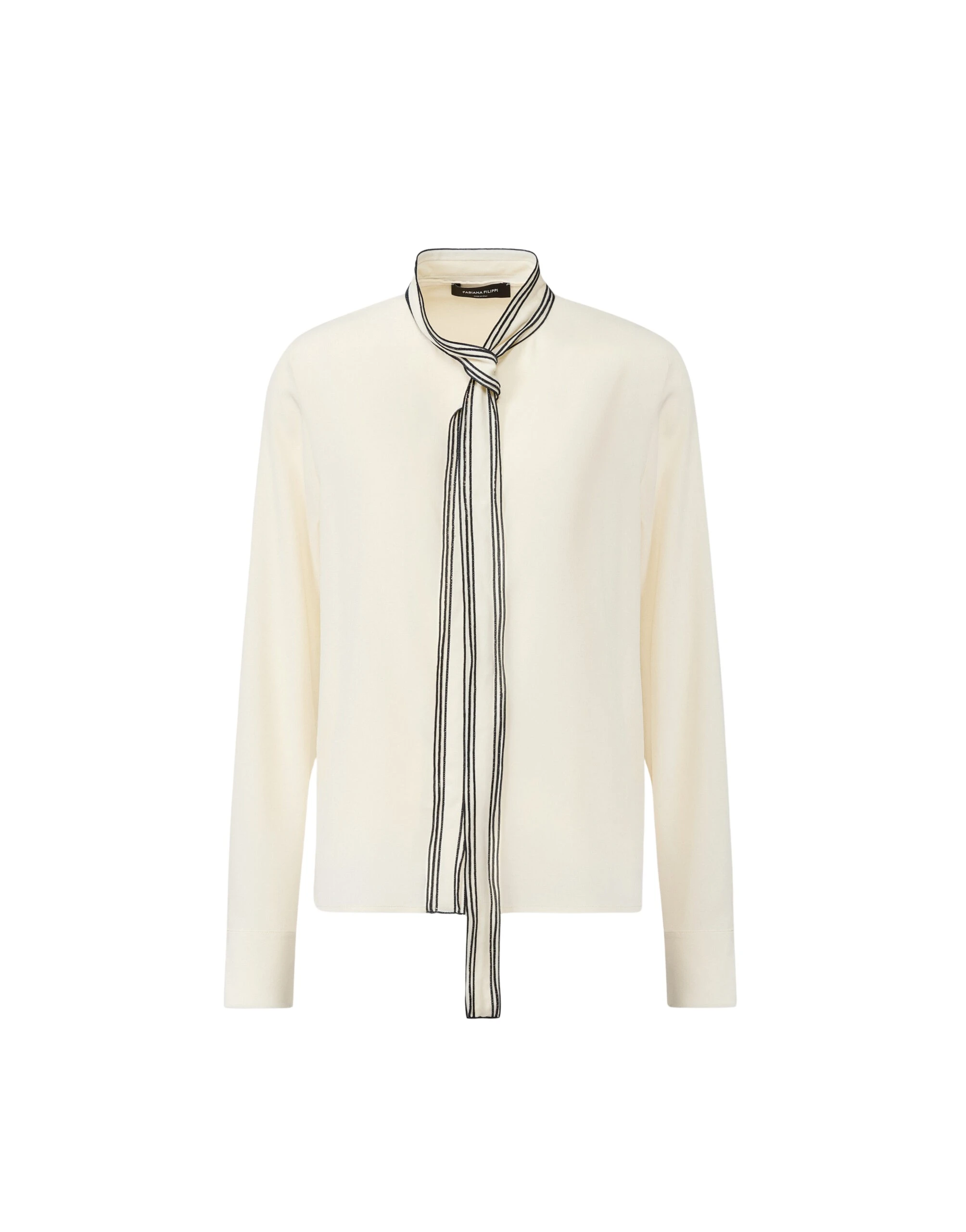 Fabiana Filippi Crêpe de Chine Shirt in Butter