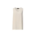Fabiana Filippi Crepe de Chine Tank Top in Rain