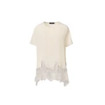 Fabiana Filippi Crepe de Chine Top in Butter