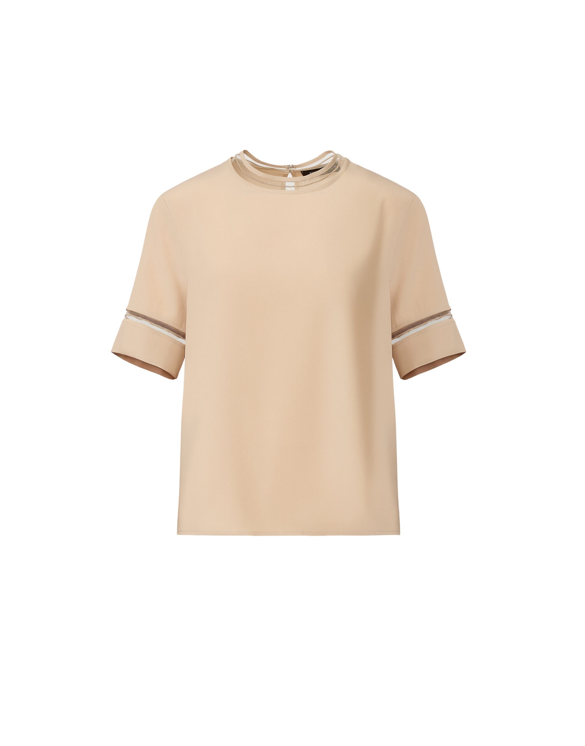 Fabiana Filippi Crepe de Chine Top in Maple