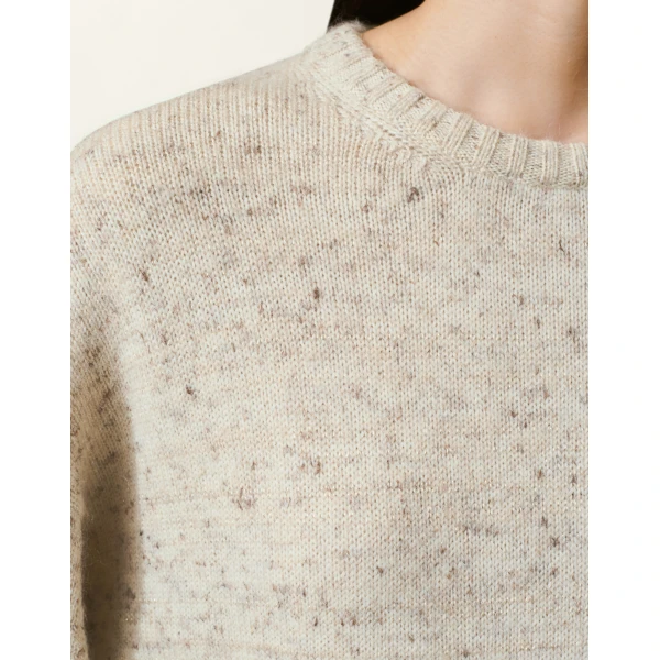 Fabiana Filippi Donegal Yarn Sweater with Lurex in Cachà, view 5
