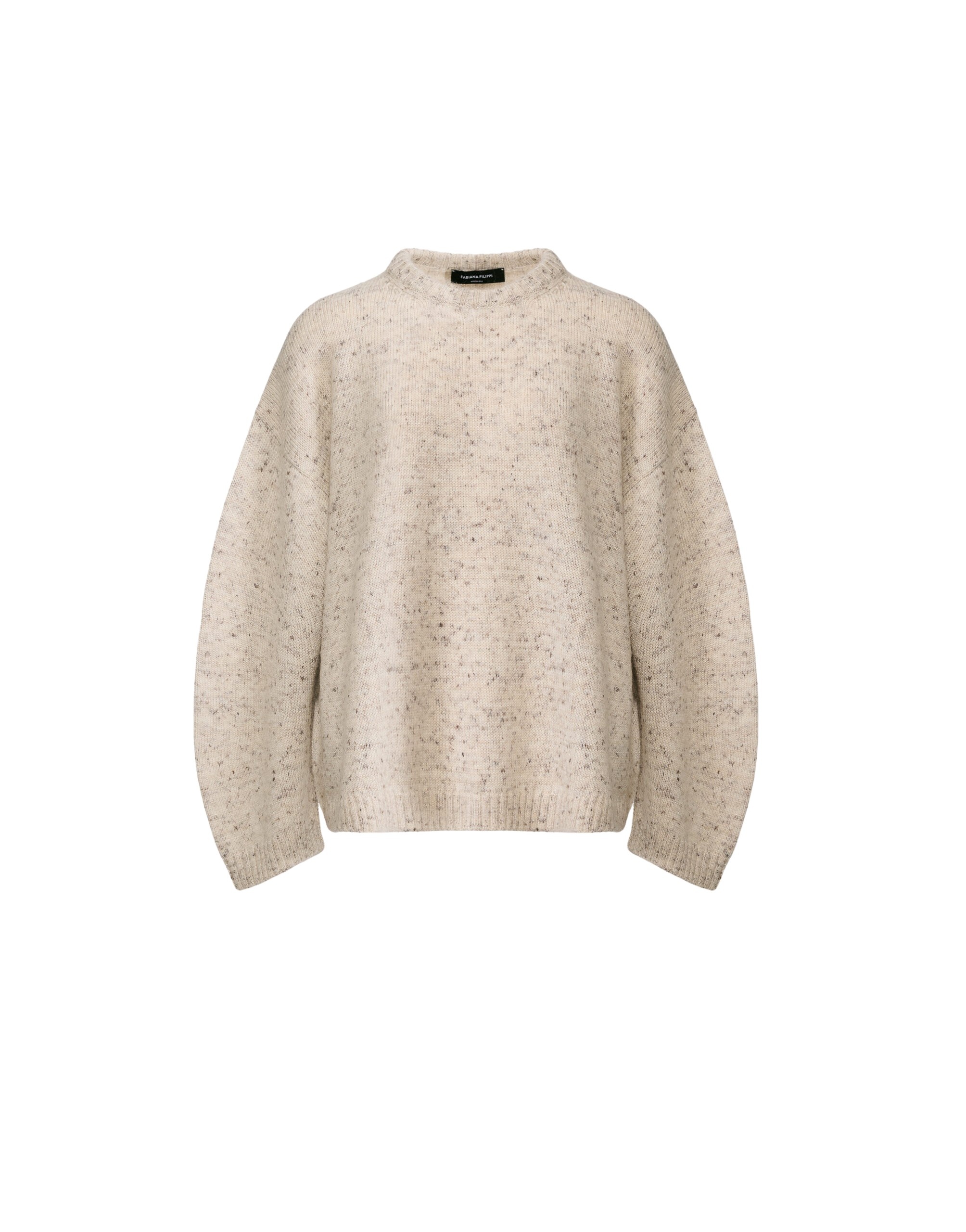 Fabiana Filippi Donegal Yarn Sweater with Lurex in Cachà