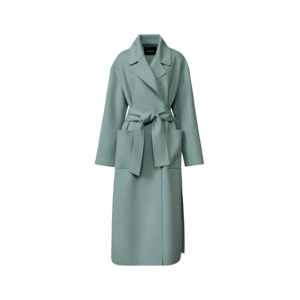 Fabiana Filippi Double Wool Coat in Green