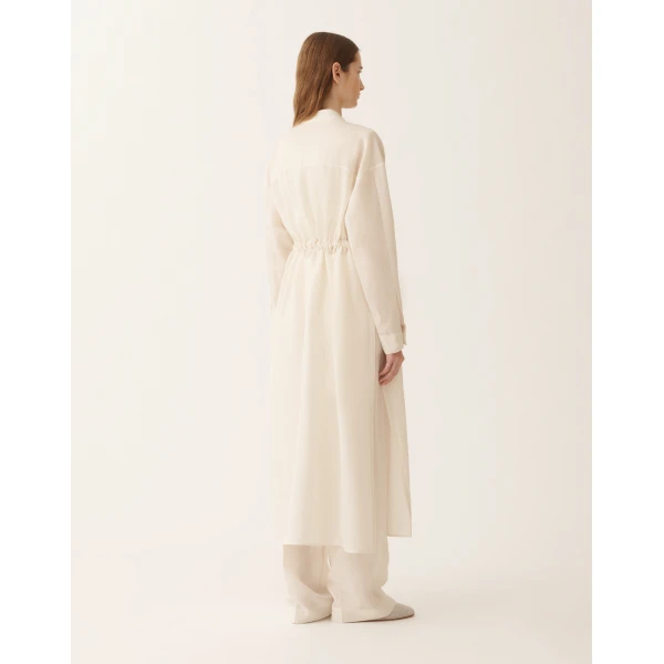 Fabiana Filippi Flowy Blouse in Butter, view 4