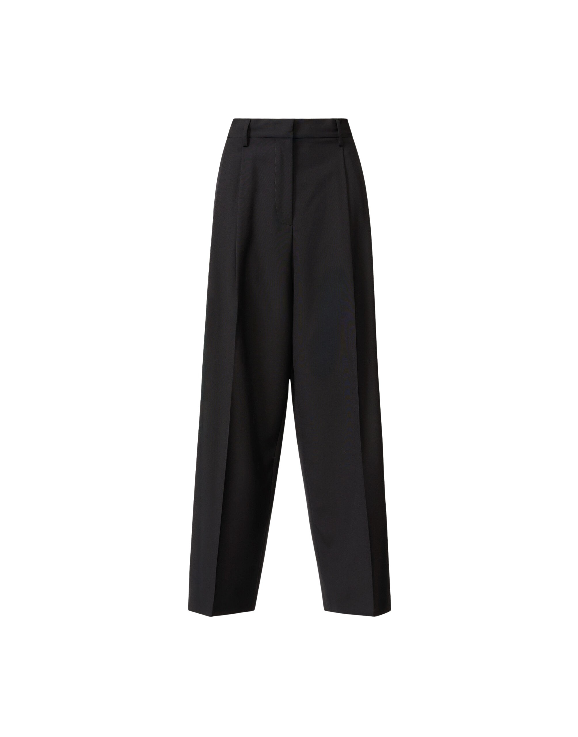 Fabiana Filippi Fluid Techno-Tailored Pants in Midnight Blue