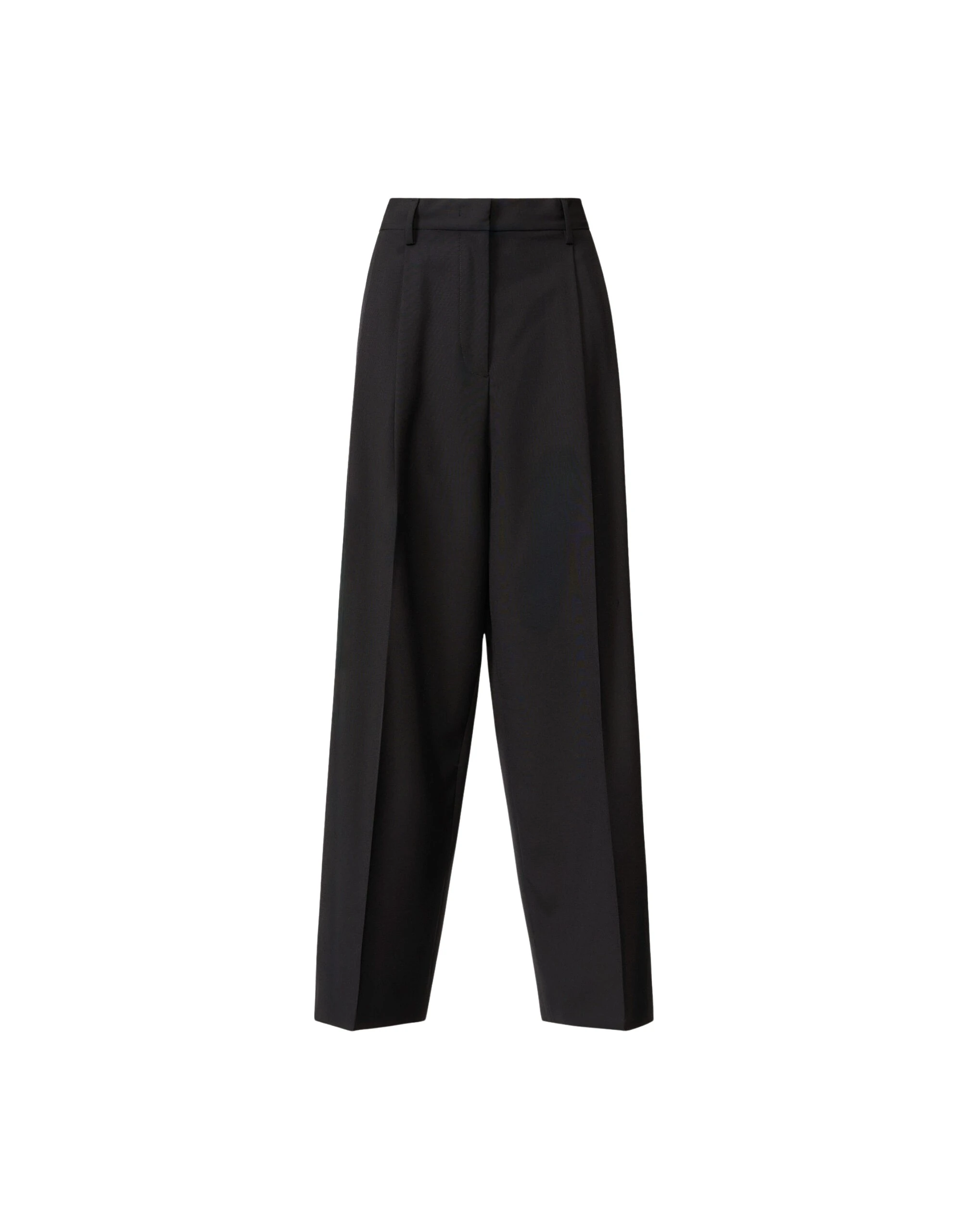 Fabiana Filippi Fluid Techno-Tailored Pants in Midnight Blue