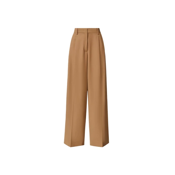 Fabiana Filippi Fluid Techno Tailoring Pants in Wicker