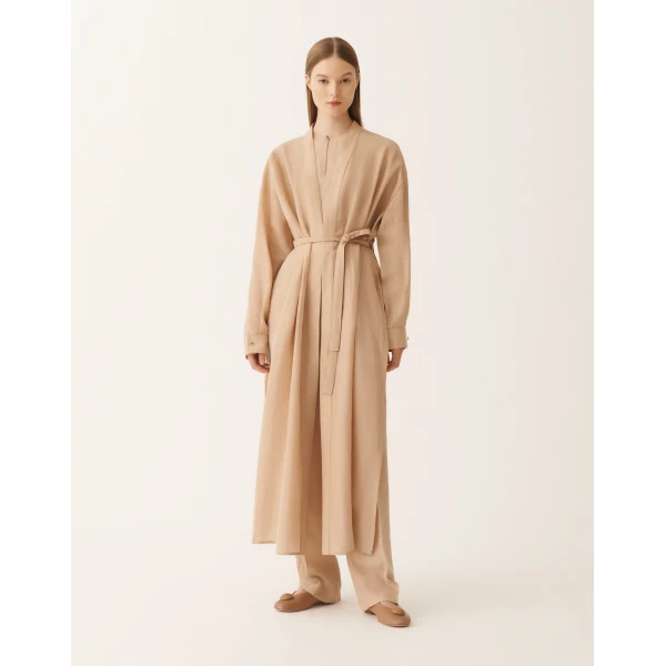 Fabiana Filippi Fluid Tunic in Maple, view 3